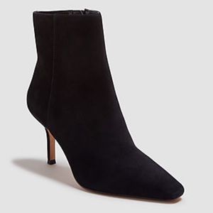 Ann Taylor Kody Suede  Booties 3” heel